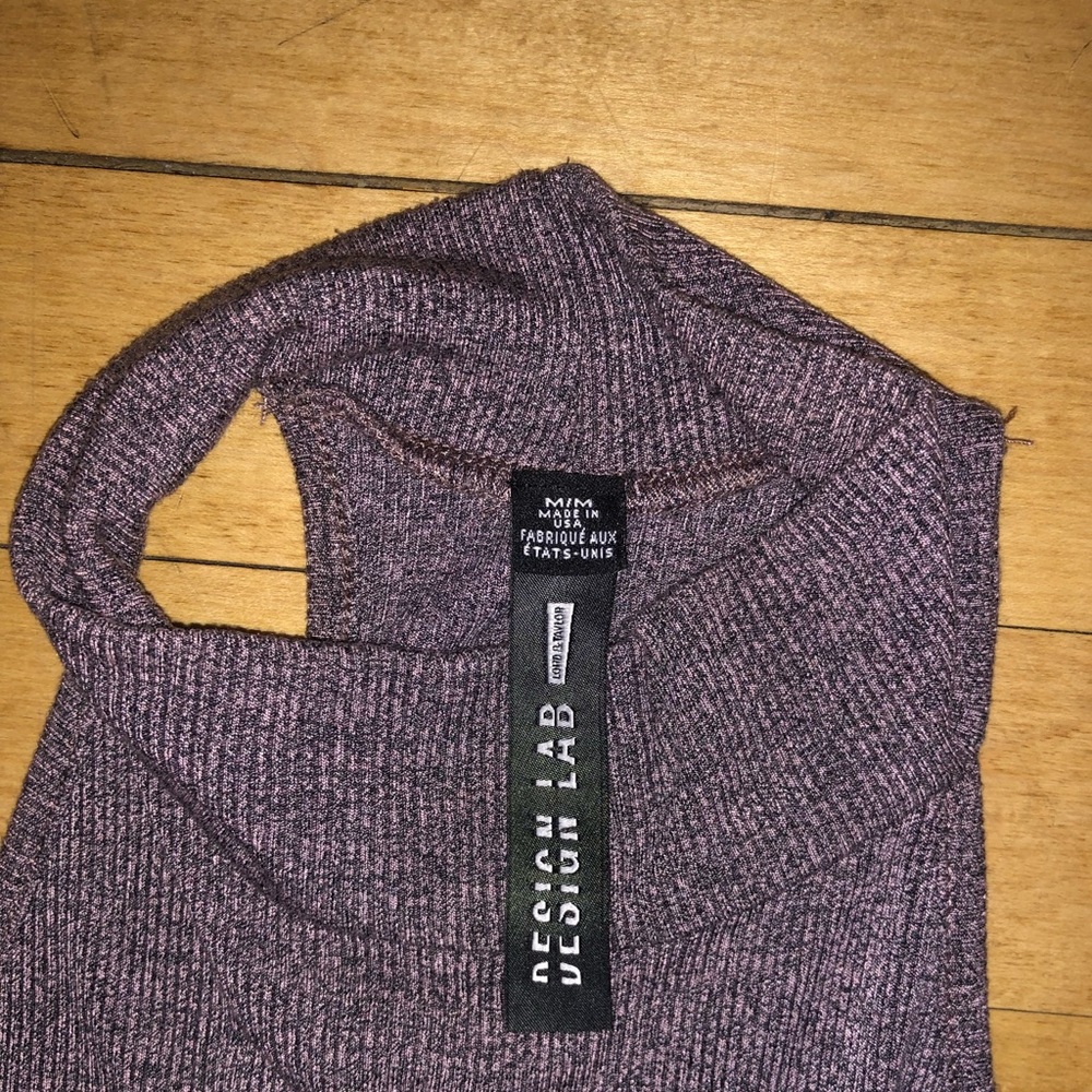 Design Lab Mock Neck Racerback Tank - Picture 3 of 4
